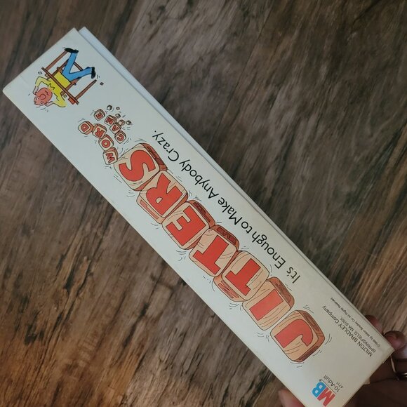 Jitters Word Game Vintage 1986 Milton Bradley Complete Family Dice Game - GUC - Picture 3 of 7